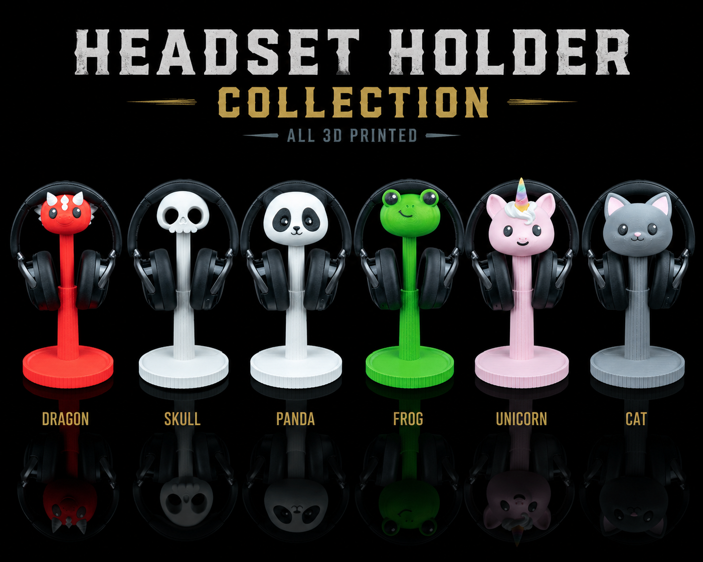 3D Printed Headset Holders
