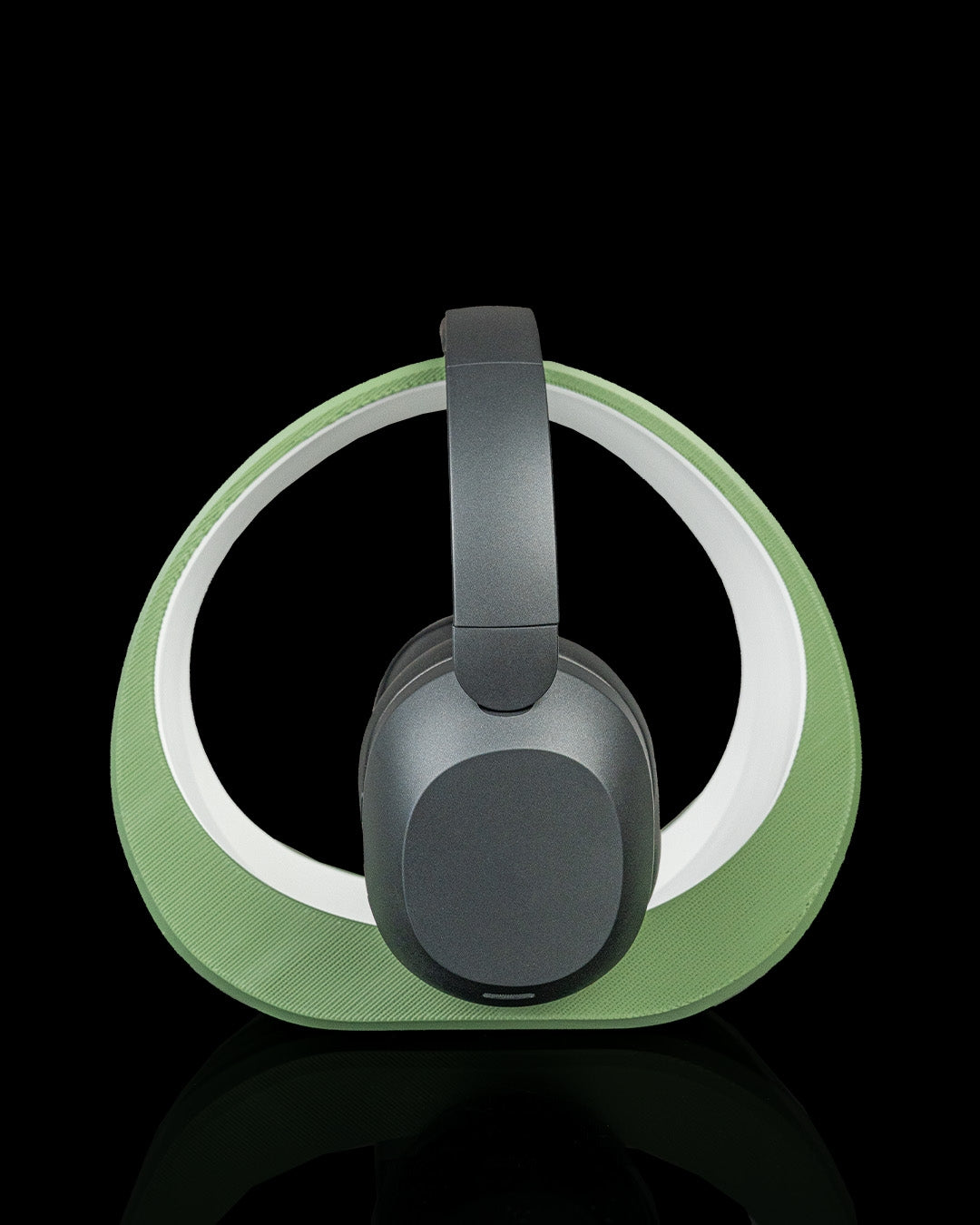 Ring Dock Headphone Holder – 3D Printed Headset Stand – Modern Gaming Desk Organiser and Gamer Gift