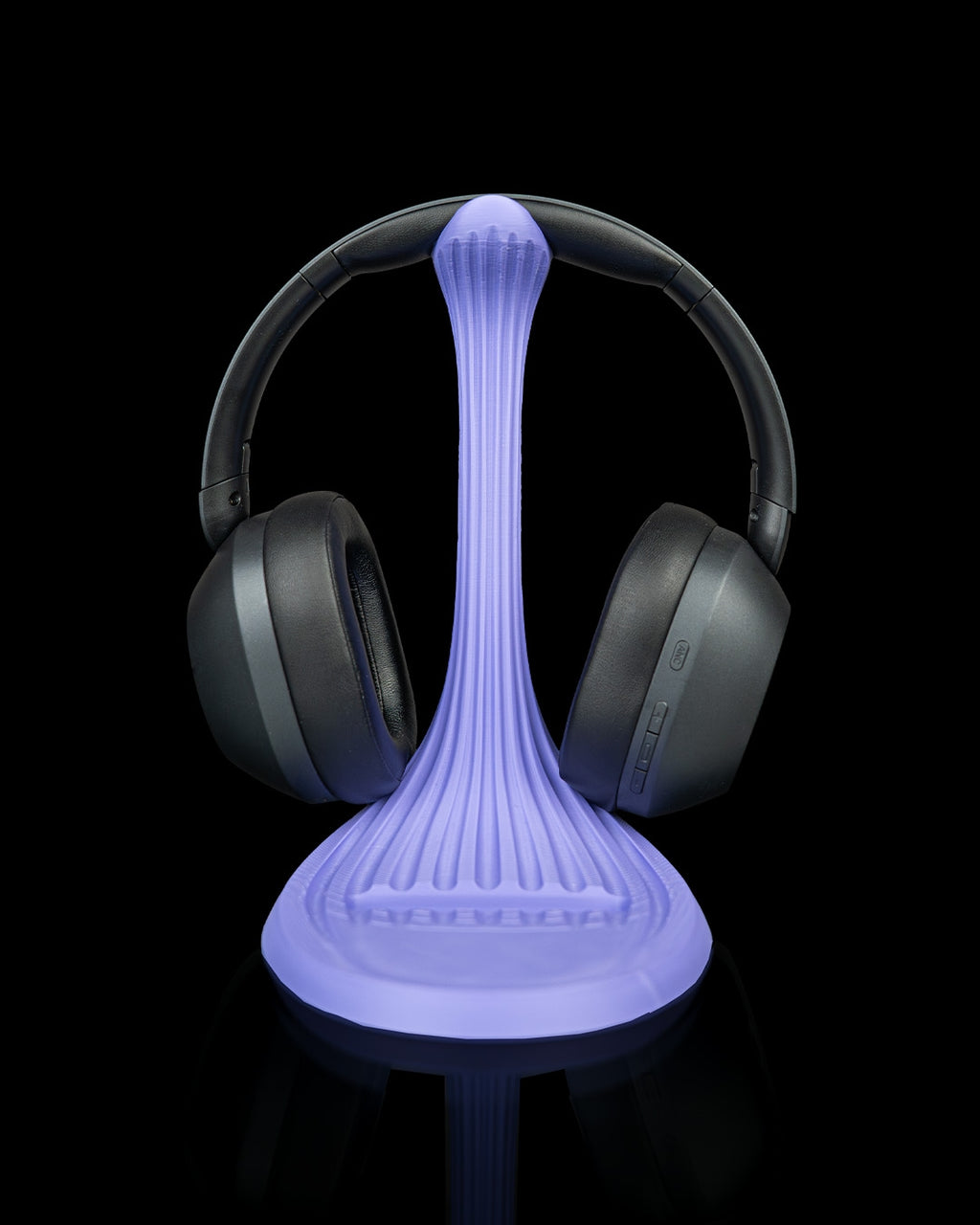 Flow Stand – Headphone & Phone Holder – 3D Printed Gaming Desk Organiser – Modern Headset Display