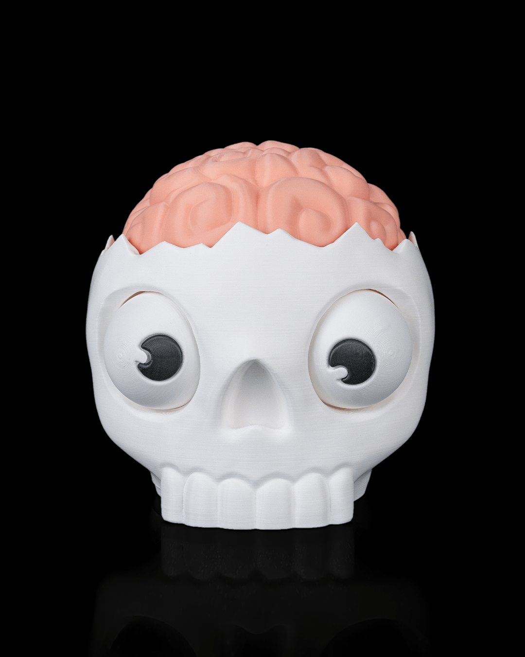 Brain Skull Halloween Candy Bowl