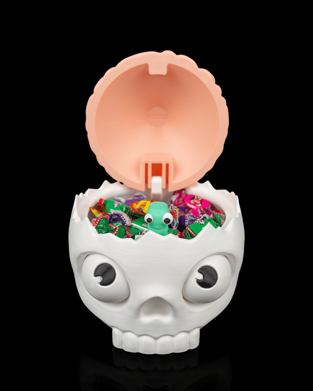 Brain Skull Halloween Candy Bowl