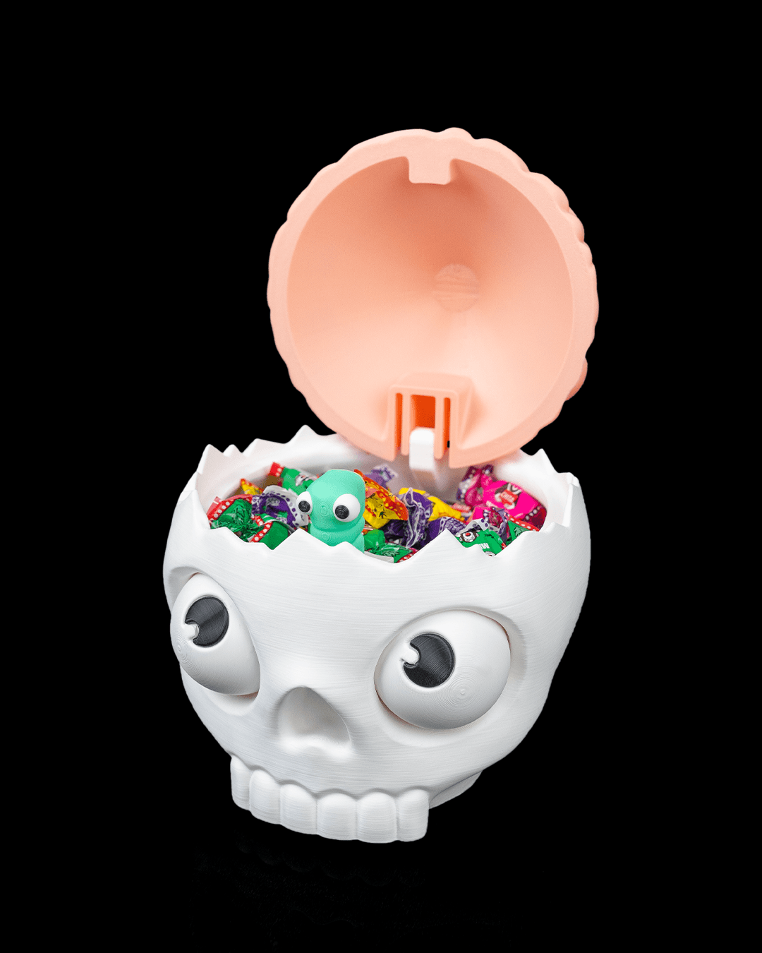 Brain Skull Halloween Candy Bowl