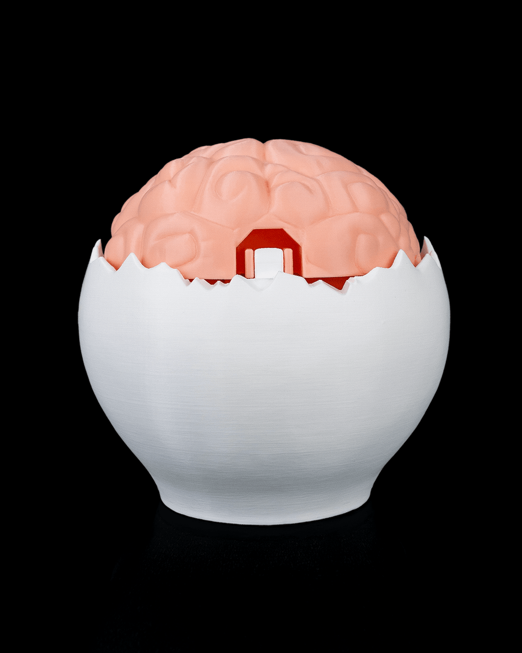 Brain Skull Halloween Candy Bowl