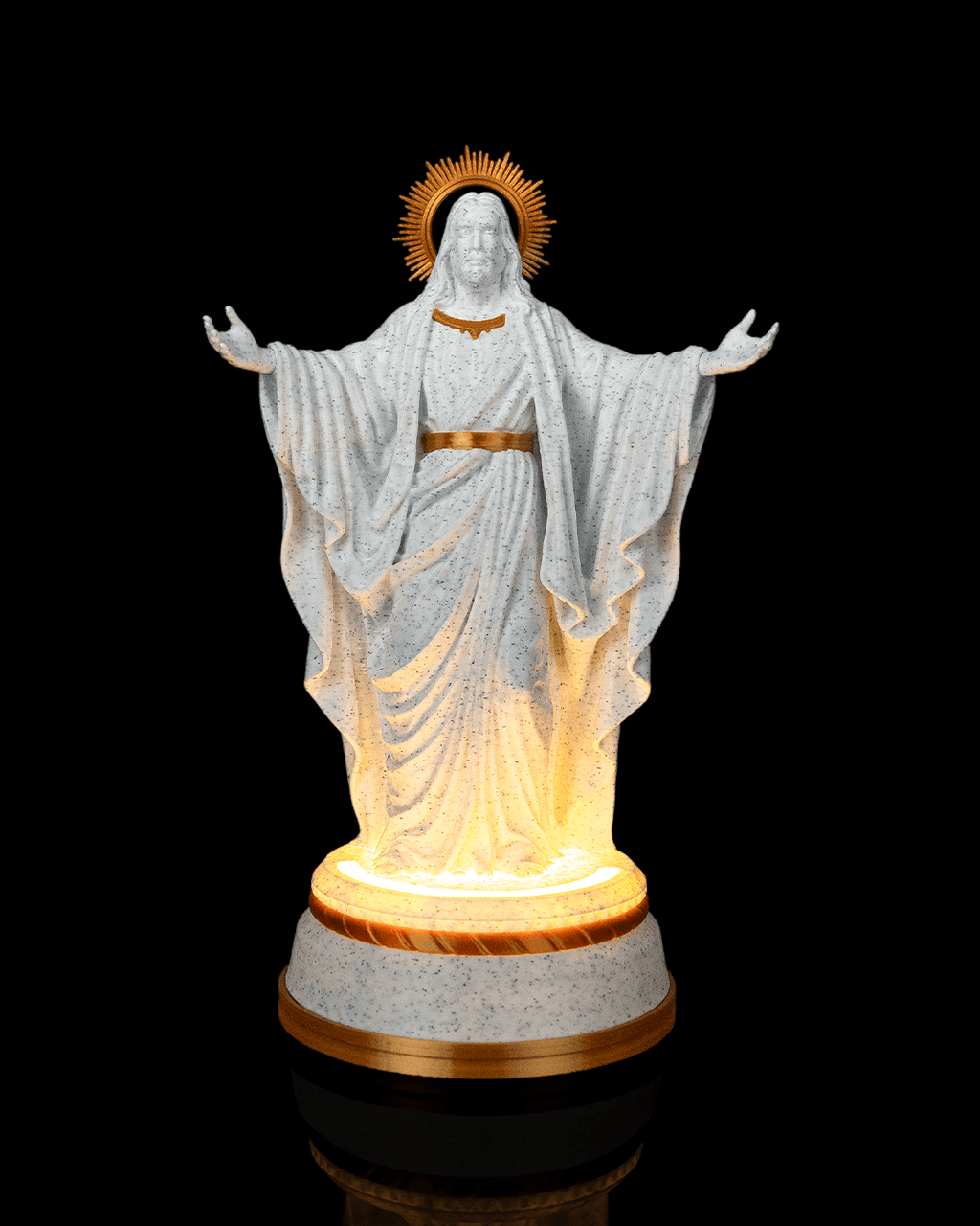 Christ of Light Illuminated Jesus Statue