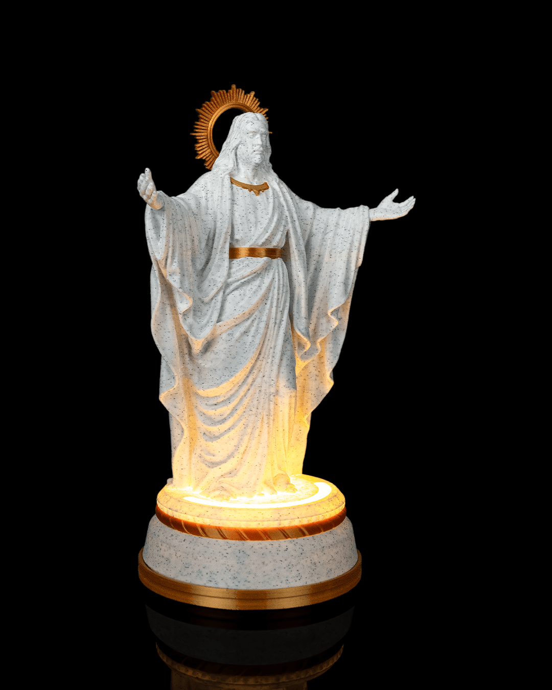 Christ of Light Illuminated Jesus Statue