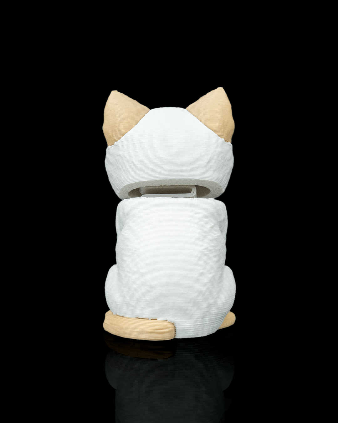 Cuddle Pack Siamese collectible figure showing the back view, designed for cat lovers and collectors.