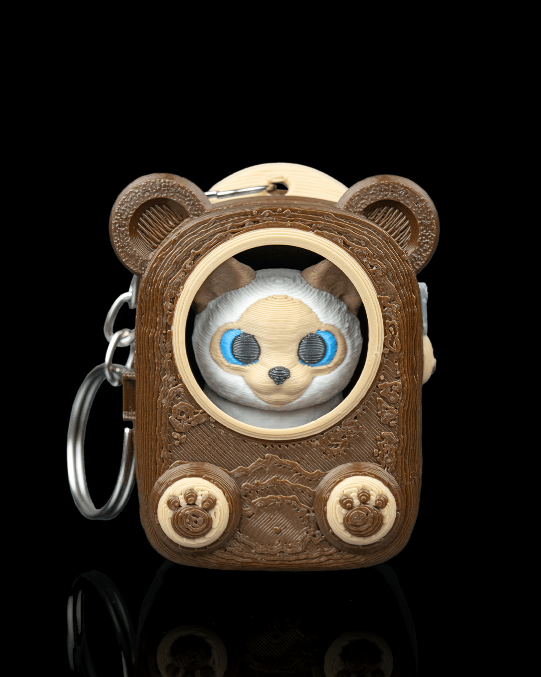 Cuddle Pack Siamese Collectible keychain featuring an adorable Siamese kitten design.