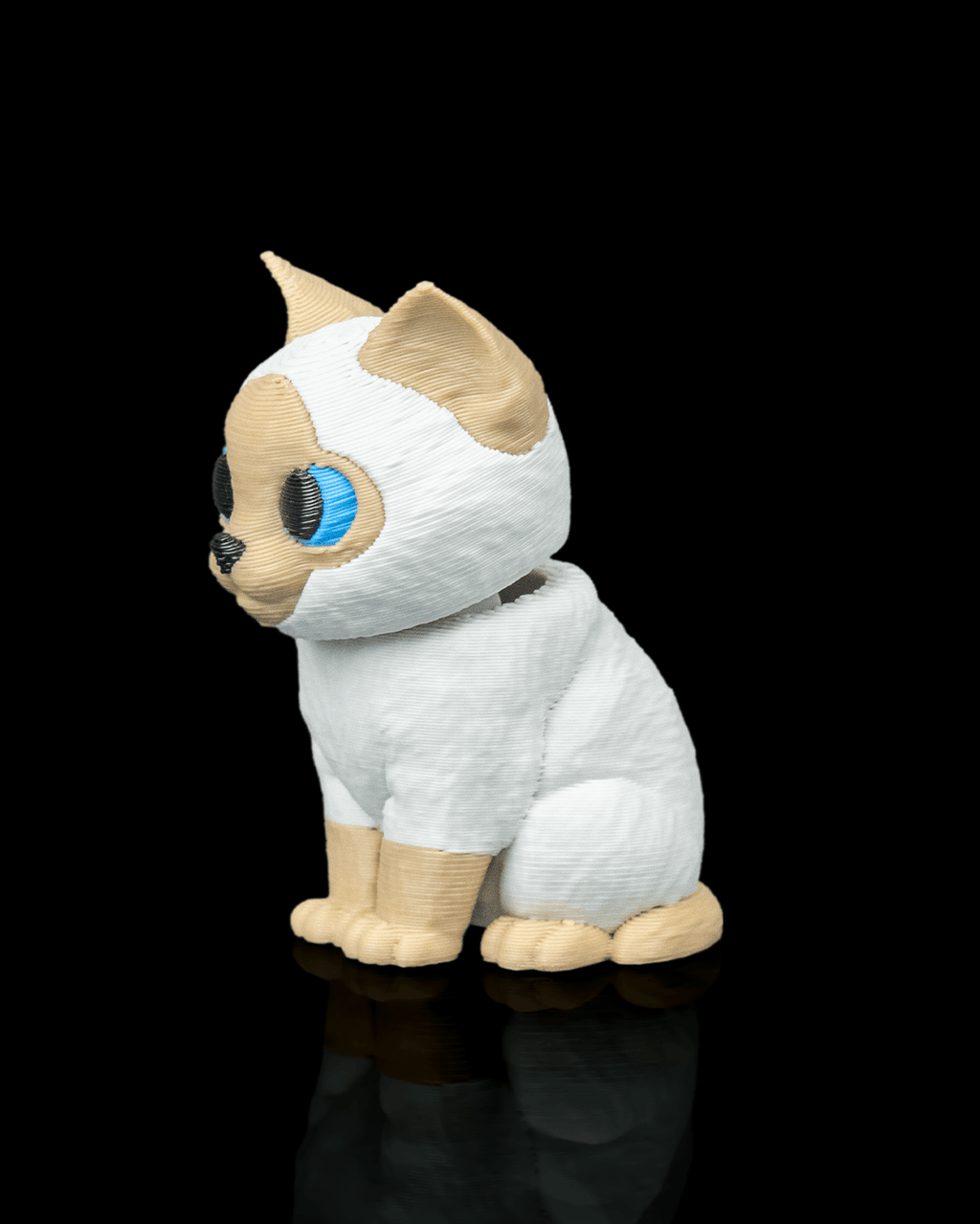 Cuddle Pack Siamese collectible figure featuring a cute Siamese kitten design in pastel colors.
