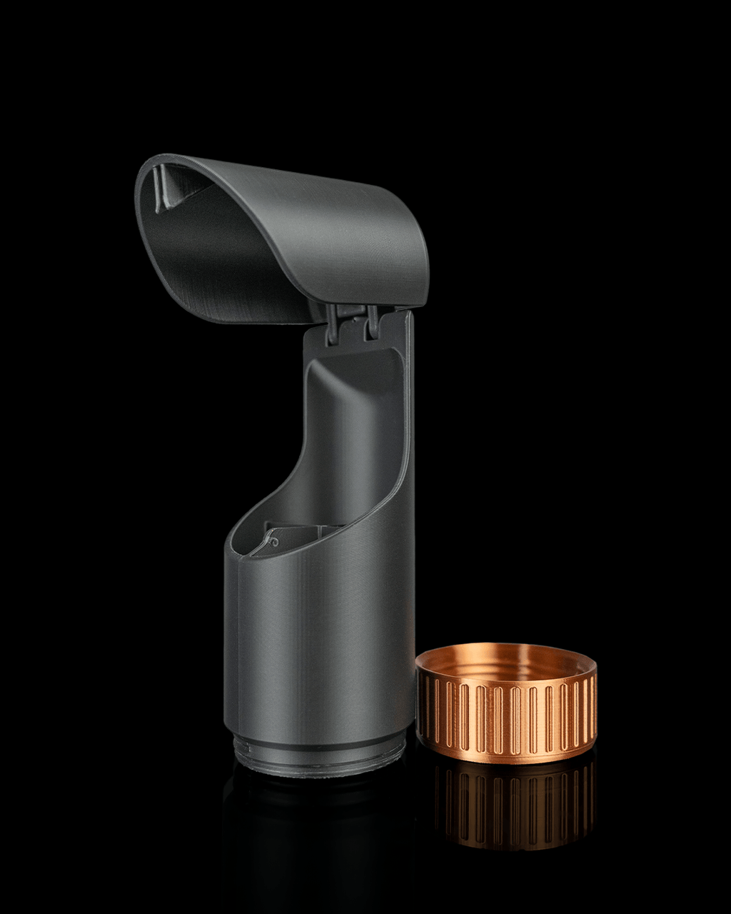 Curve Caddy Headphone Holder – 3D Printed Headset Stand with Pen Holder – Gaming Desk Organiser