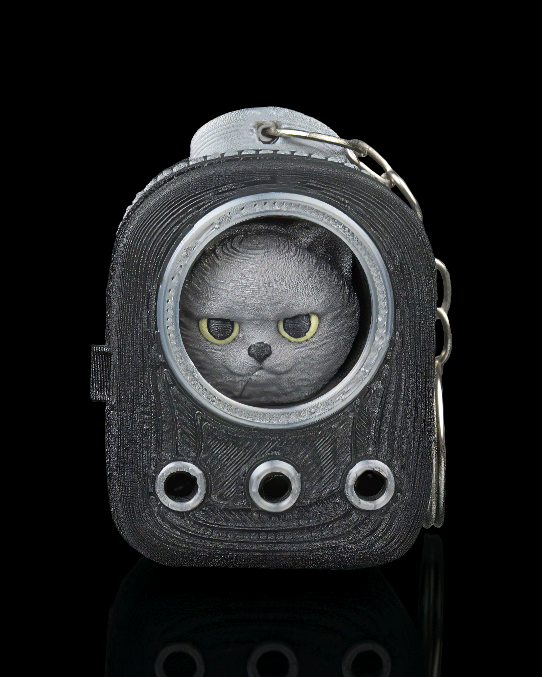 Everyday Pack British Shorthair 3D printed collectible of a British Shorthair cat in a stylish pack design.