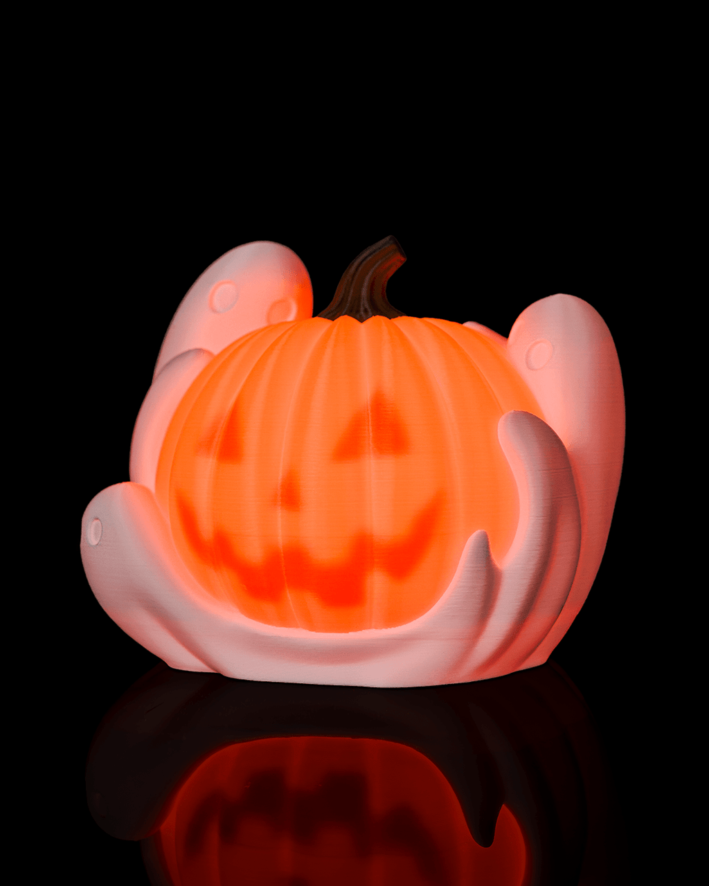 Ghost Pumpkin Halloween Table Lamp