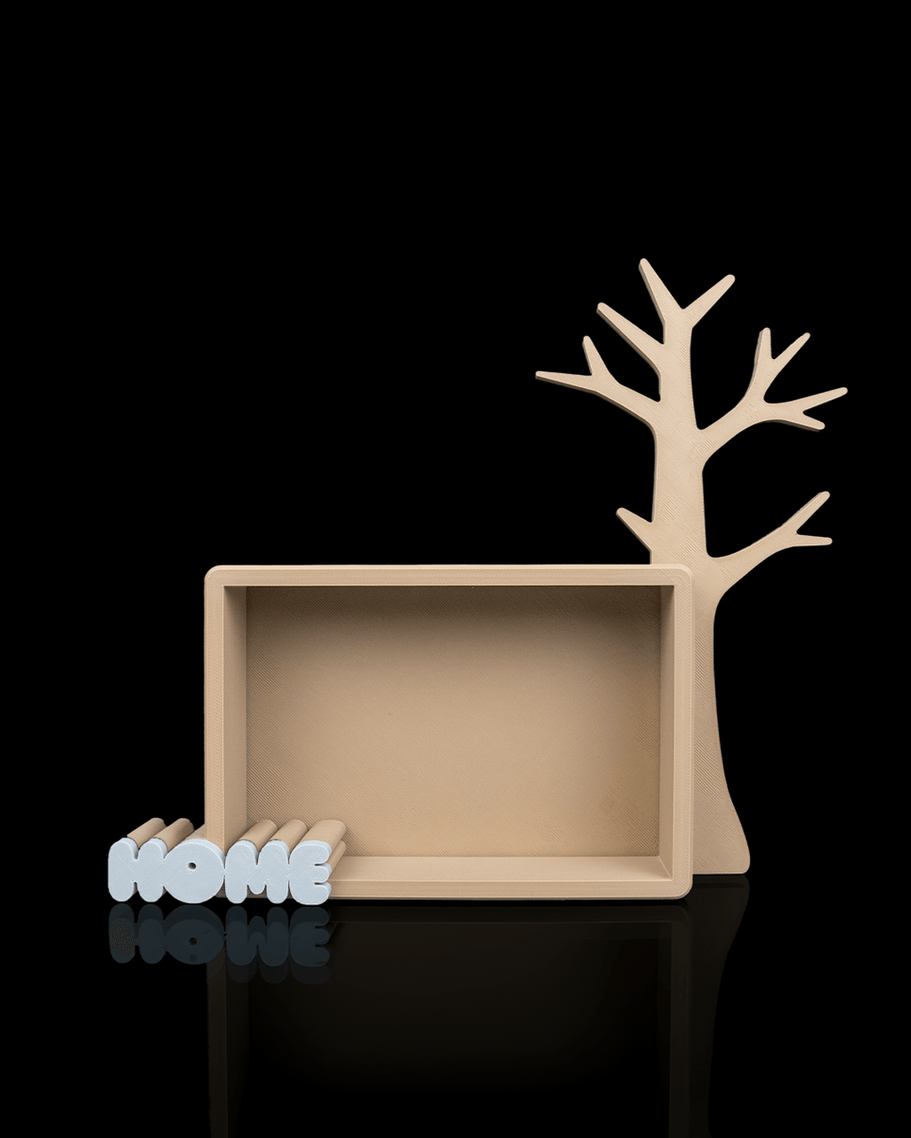 Keepsake Tree Photo Frame & Jewellery Organiser – 3D Printed Necklace, Ring and Bracelet Holder – Family Gift