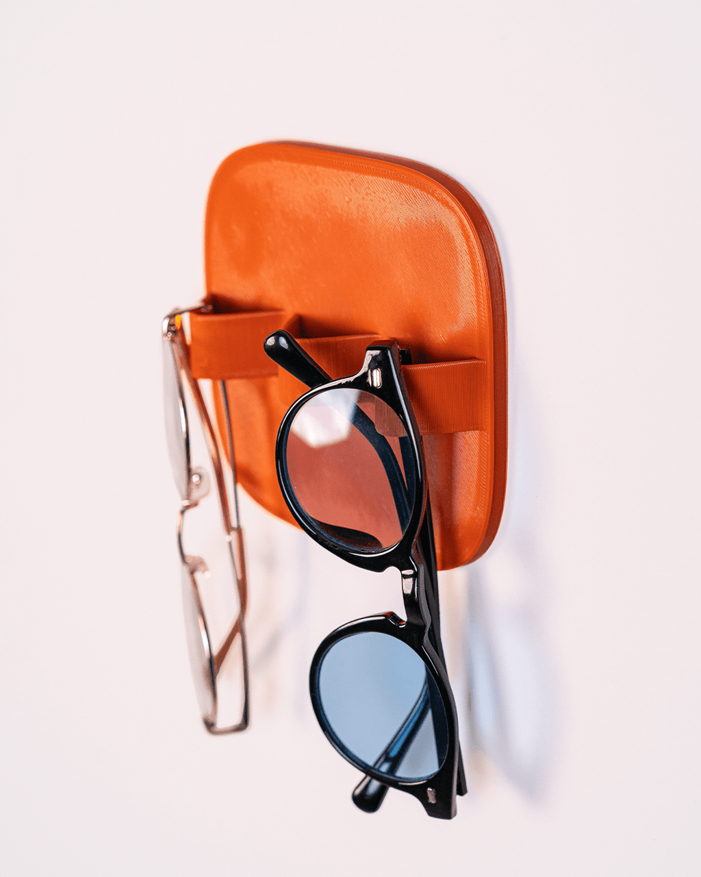 Mod Wall Glasses Holder – Wall-Mounted Eyewear Organiser – 3D Printed Sunglasses and Reading Glasses Storage
