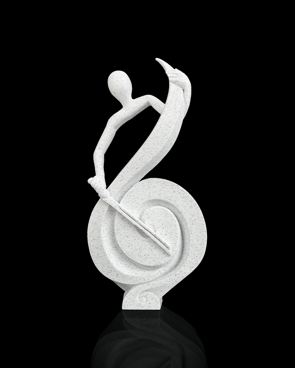 3D Printed Treble Clef Planter – Music Note Flower Holder – Musician Gift Home Décor