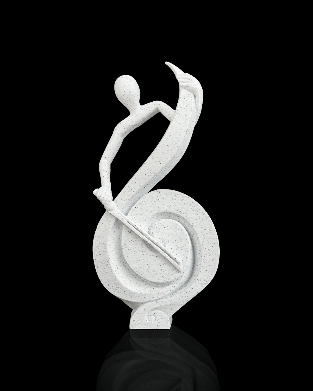 3D Printed Treble Clef Planter – Music Note Flower Holder – Musician Gift Home Décor