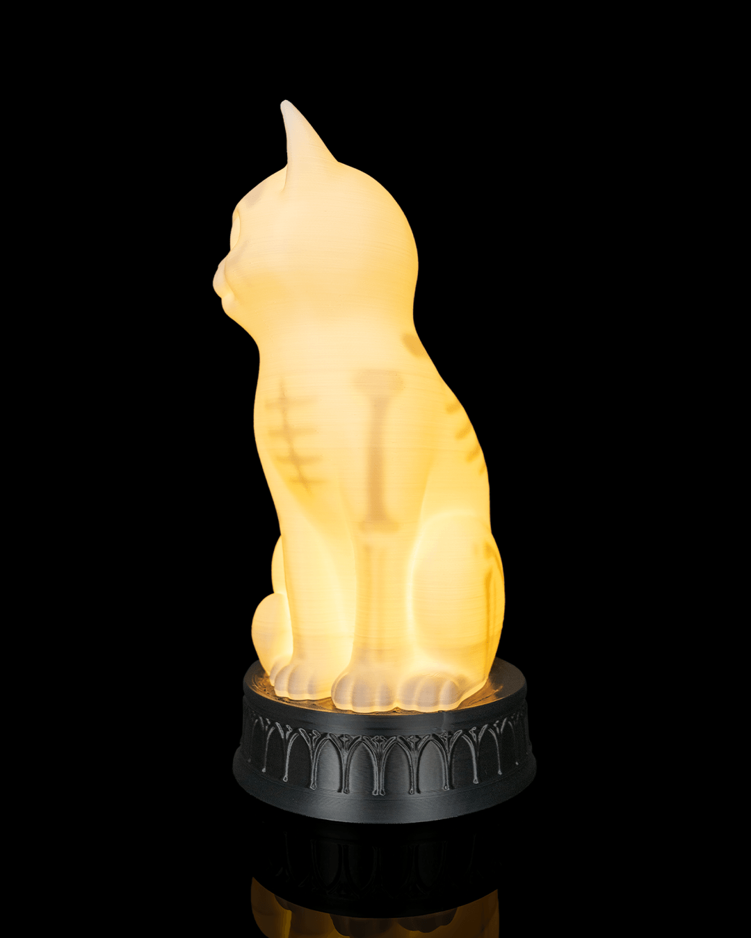 X-Ray Cat Skeleton Table Lamp