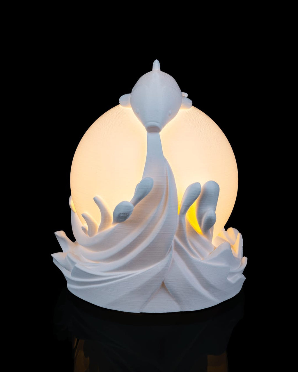 Twin Fish Table Lamp