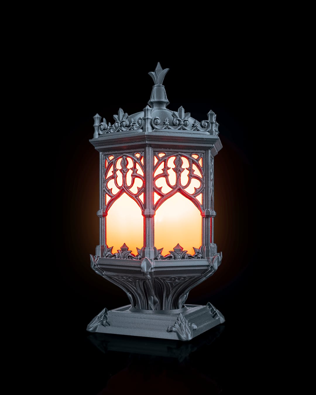 Gothic Ember Lantern table lamp