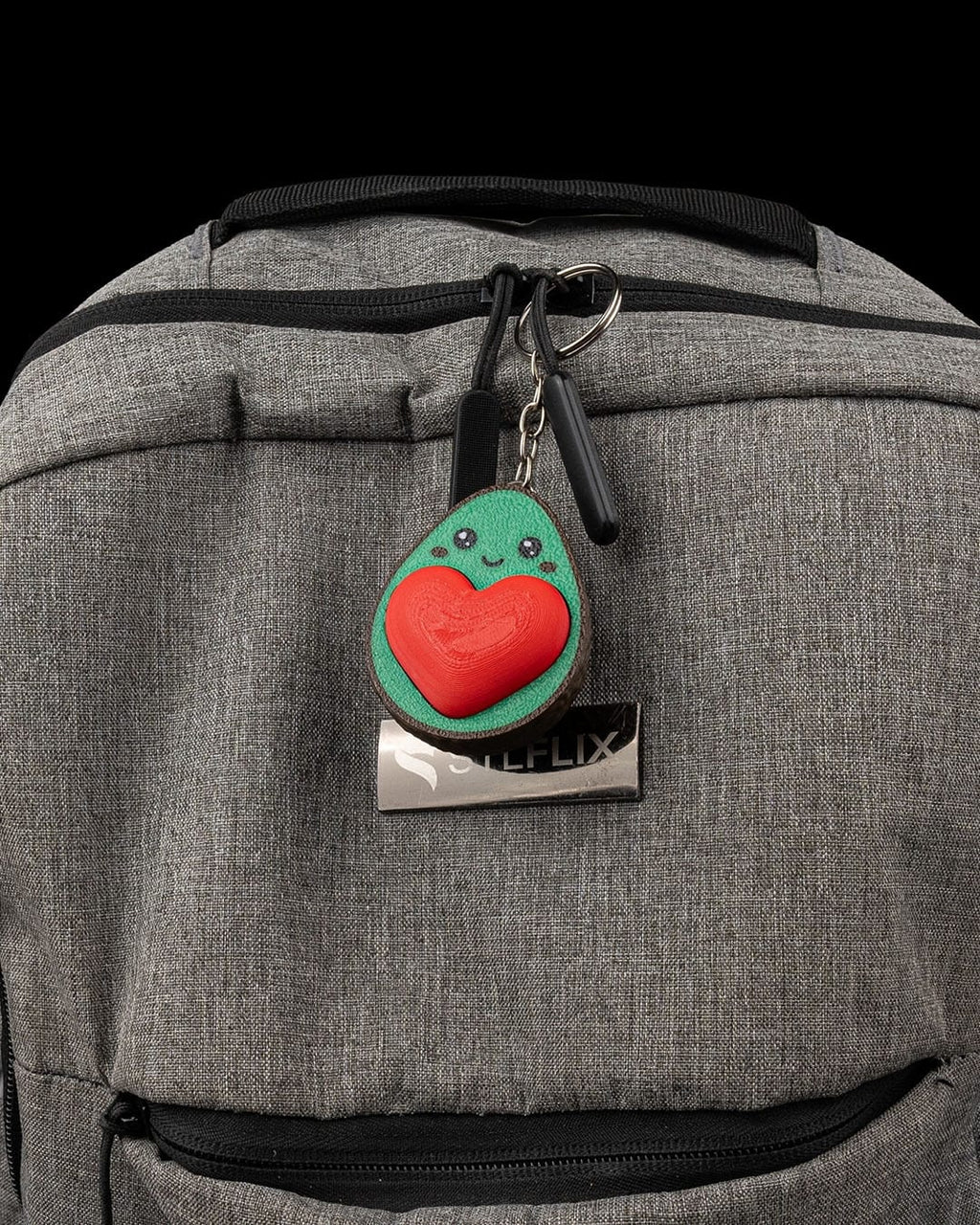 Avocado Heart Clicker & Keychain