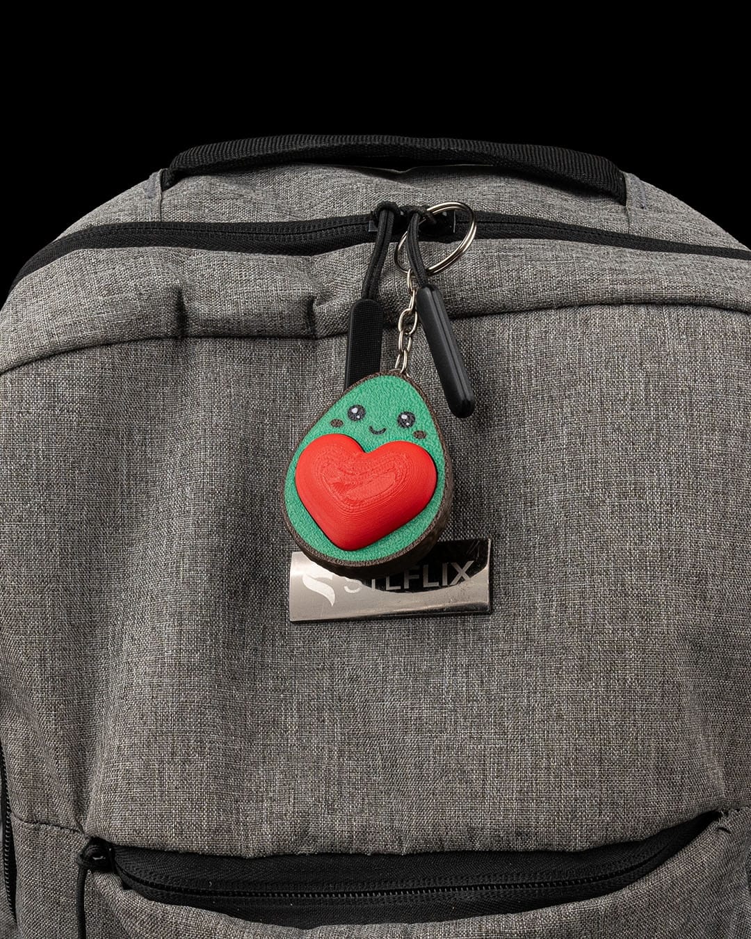 Avocado Heart Clicker & Keychain