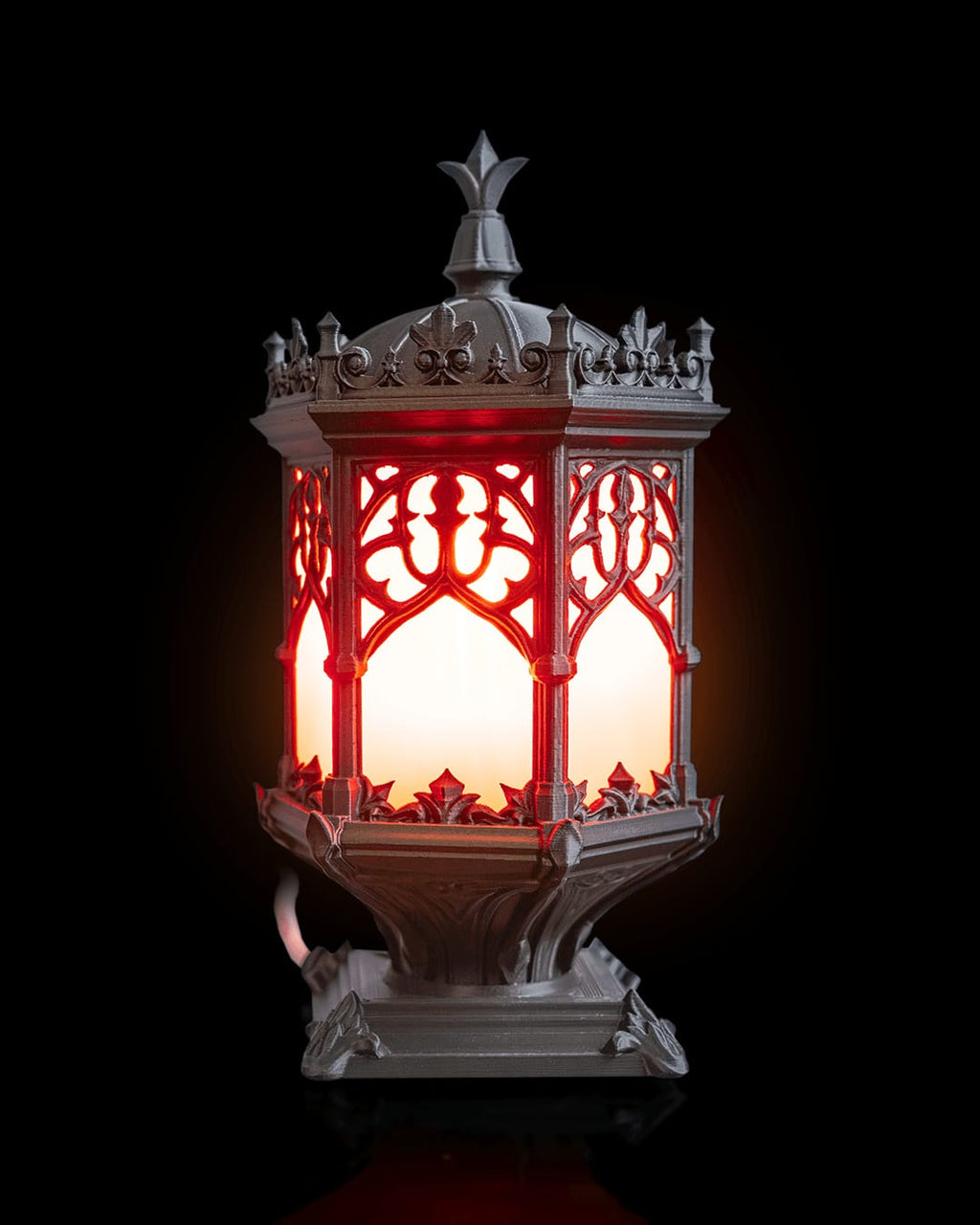 Gothic Ember Lantern table lamp