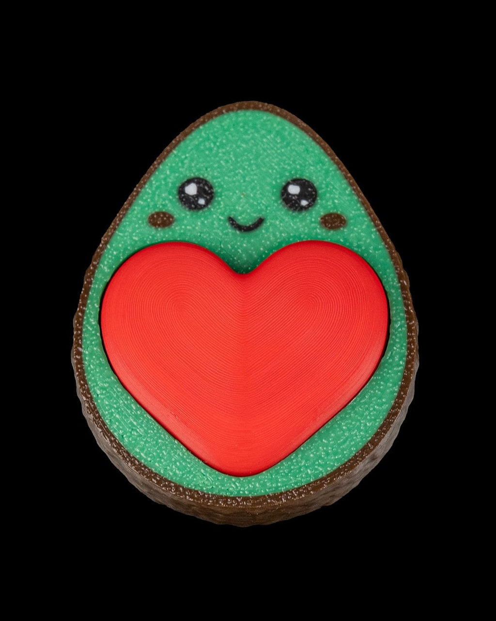 Avocado Heart Clicker & Keychain