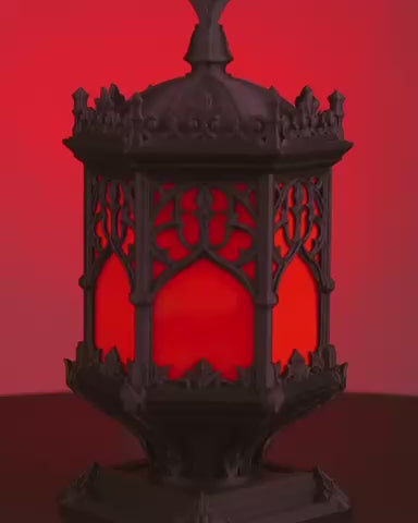 Gothic Ember Lantern table lamp