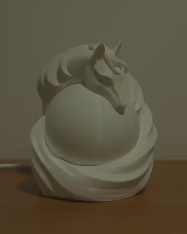 Stallion Sphere- Table Lamp
