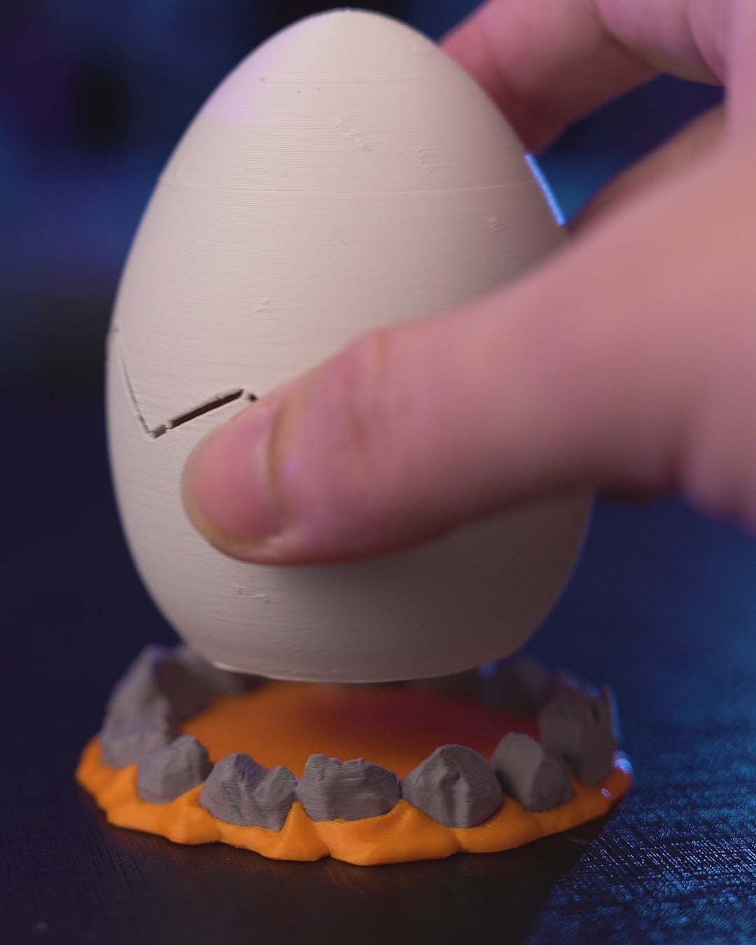 Tiny Pteranodon Dino Egg