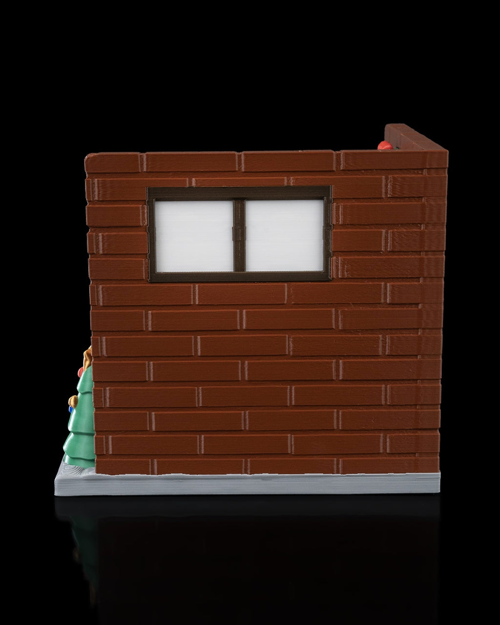 Santa by the Fireplace – Christmas Scene Decoration