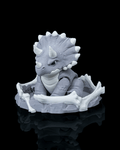 Tiny Triceratops Dino Egg